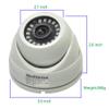 BlueFishCam Indoor Wired Wide Angle Dome PoE IP Camera 2.8mm Lens 4MP Waterproof IP66 4.0MP Metal POE Network Camera IP CCTV Motion Detective Infrared Night Vision Black/White view 2