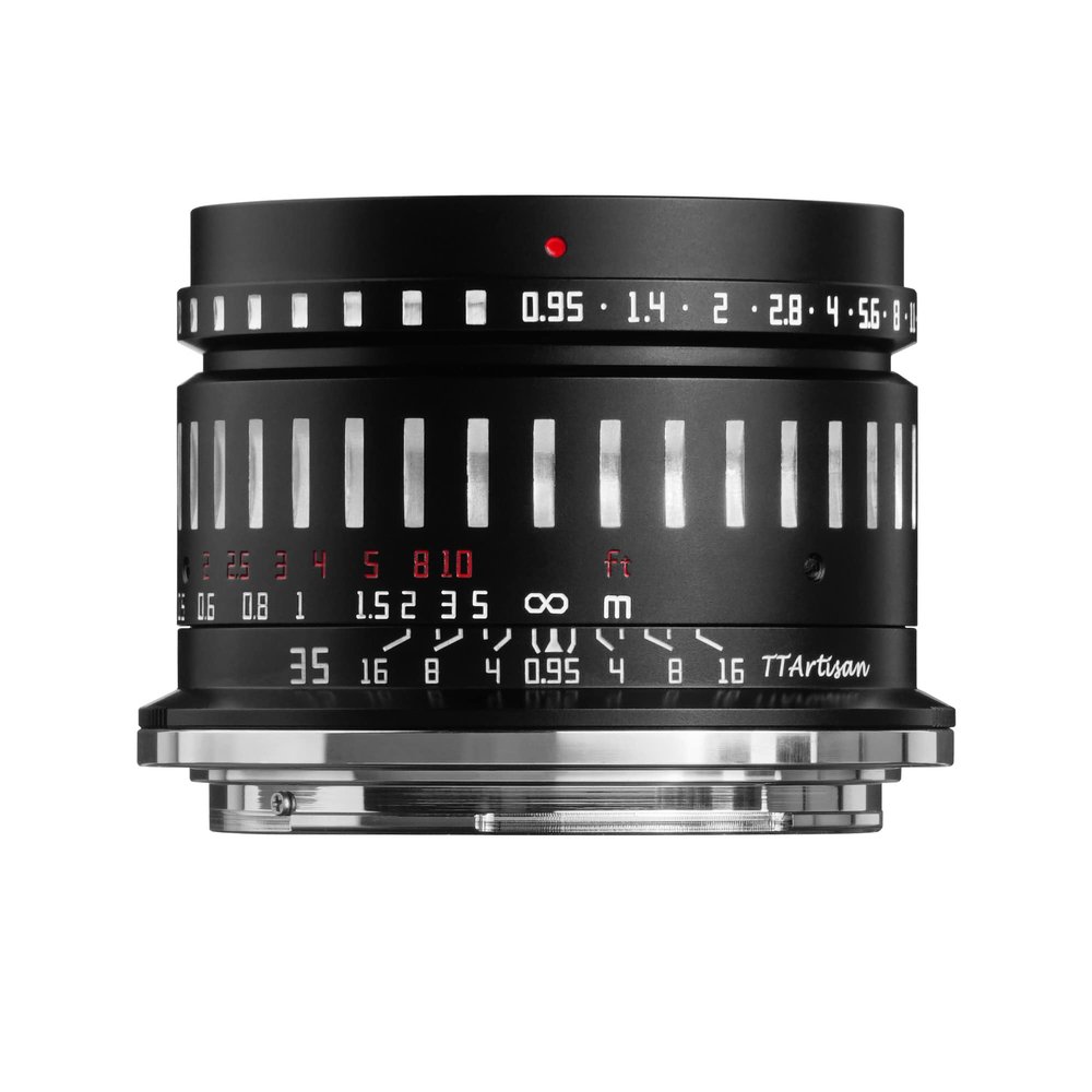 TTArtisan 35mm F0.95 APS-C Manual Fixed Camera Lens for Nikon Z Mount Mirrorless Cameras Nikon Z-Mount ZFCZ50Z30, APS-C ModelZ6Z7Z50Z5Z6IIZ7IIZ9