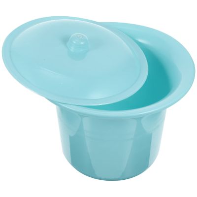 DOITOOL Household Urinal Thick Bed Pan Chamber Pot, Plastic Kids Spittoon with Lid, Multi-Function Urinal Pot