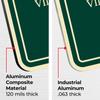Hidden and Visible Cameras Video Surveillance for Owner Protection Dcor Sign, Green Dark, 18x24 Inches, ACM, Fade Resistant, Made in USA view 4
