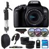 800D / T7i with EF-S 18-55 is STM, 32GB Memory Card, Tripod, SLR Backpack and Pixi-Accessory Bundle (Compatible with Canon Products) (Renewed) view 1
