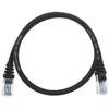 Cat6 Patch Cord 50 Centimeters Network Cable 100% Copper Black 50cm - CPC view 1