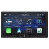 Alpine ILX-407 7" Shallow-Chassis Multimedia Receiver and KTA-450 Compact 4-Channel Amplifier and Back-Up Camera view 2