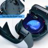 NineLeaf Compatible for DYMO LetraTag Refills 91335 S0721650 Blue Plastic Label Tape 12mm x 4m (1/2" x 13') Black on Blue Label Maker Tape Refill for Letratag Plus LT100H LT100T QX50, 5-Pack view 3
