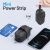 BEVA Travel Power Strip with USB C Ports, 4FT Extension Cord, 2 Outlets, 3 USB Ports, Cruise Ship Essentials (3.4A Charge, Black) view 3