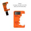 Battery Tester, Universal Battery Checker Small Battery Tester for C, , AAA, D, N, 9V, 6F22 Battery 1.5V 3V Button Battery, Battery Tester Checker (Orange) view 2