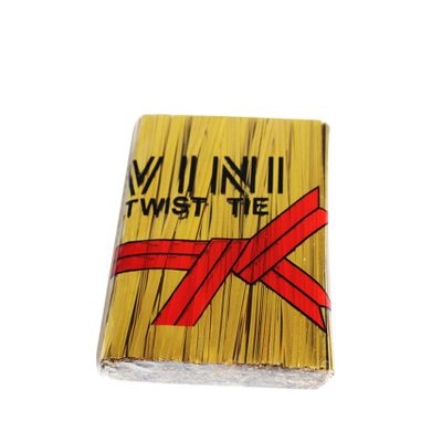 Metallic Wire Ties 3.93 Inch 1000 Pieces Bread Ties Candy Bag Ties for Birthday Wedding Party Gift Packaging and Crafts