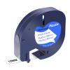 NineLeaf Compatible for DYMO LetraTag Refills 91331 S0721660 White Plastic Label Tape 12mm x 4m (1/2" x 13') Black on White Label Maker Tape Refill for Letratag Plus LT100H LT100T QX50 view 1