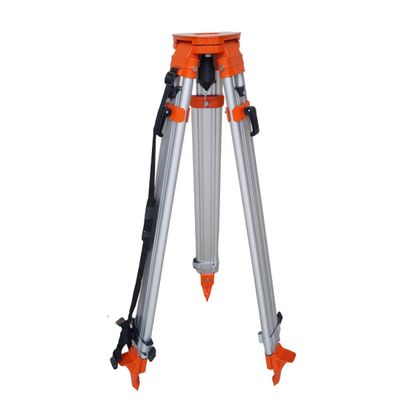 Calif International Aluminum Flat Head Heavy Duty Contractor Tripod, Surveying Tripod for Prism, Telescoping Legs Tripod Instrument, Level Theodolite