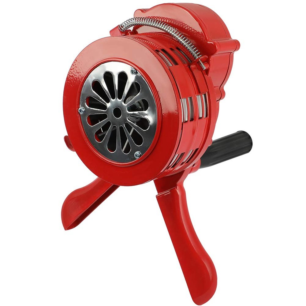 Ineedup Air Siren Horn Portable Handheld Hand-Crank Air Raid Siren Horn for Factories Schools Troops Natural Disasters 110 dB