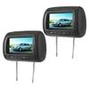 2pcs 7-in Wireless Adjustable Headrest LCD Display with Dual IR Transmitter & 2 Video Inputs, Ideal for Rear Seat Entertainment in Universal Cars view 2