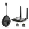 Wireless USB C HDMI Transmitter and Receiver 4K, Dual Transmit Ports, HDMI & VGA Dual Screens, 2.4/5G Streaming Smooth Video/Audio Extender 165FT/50M for Mac, Cable Box,Phone, Laptop,Blu-ray view 1