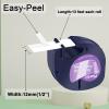 NineLeaf Compatible for DYMO LetraTag Refills 16952 S0721530 Clear Plastic Label Tape 12mm x 4m (1/2" x 13') Black on Clear Label Maker Tape Refill for Letratag Plus LT100H LT100T QX50, 3-Pack view 2