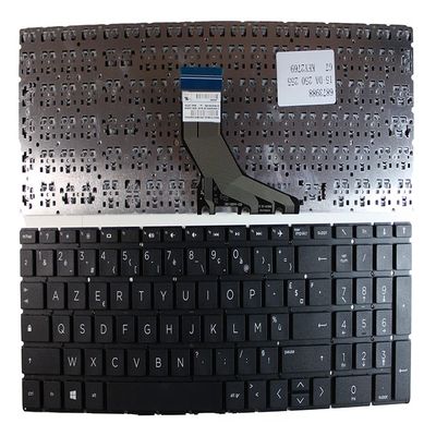 Power4Laptops French Layout Black Replacement Laptop Keyboard Compatible with HP Home 15-da2004ne