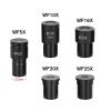 RADHAX Microscope Kit Microscope Eyepieces WF5X WF10X WF16X WF20X WF25X Biological Microscope Lens Monocular Part Microscope Lens Adapters (Color : WF10X (1PC)) view 2