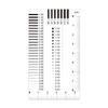 RADHAX Microscope Kit Measuring Pass Point Gauge Wire Gauge Transparent Film Ruler Microscope Lens Adapters (Color : 98x55mm) view 1