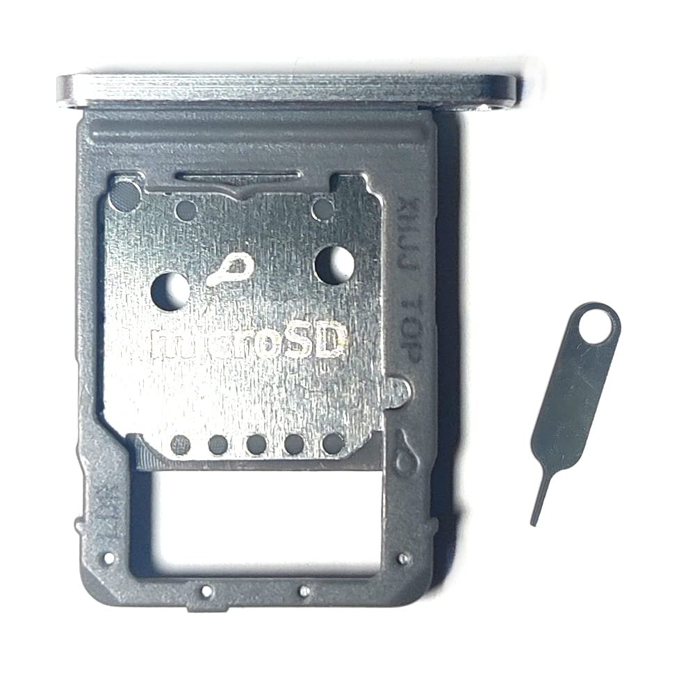 SIM Card Tray SIM Holder Micro SD Slot Plate Replacement Part for Samsung Galaxy Tab S8 Ultra X900 Tab S8 X700 Tab S8+ X800 (Silver)