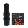 RADHAX Microscope Kit 30MP 1080P Industrial Lab Video Microscope Camera 100X 200X 180X C-Mount Lens Microscope Lens Adapters (Color : with 180x Lens) view 1