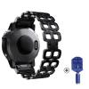 COOVS 26mm Quick Release Watchband for Garmin Fenix 7X 6X Fenix 3 3HR Stainless Steel Band Fenix 5X 5X Plus Watch Wristband Strap (Color : Preto, Size : 26mm Fenix 6X 6XPro) view 2