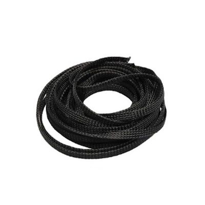 MOZTO 1pcs Braided Cable Sleeve Black, for DIY Insulated Expandable Sheathing 2/4/6/8/10/12/15/20/25mm Wire Protection (Color : 100M, Size : 25mm)