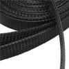 MOZTO 1pcs Braided Cable Sleeve Black, for DIY Insulated Expandable Sheathing 2/4/6/8/10/12/15/20/25mm Wire Protection (Color : 100M, Size : 25mm) view 3