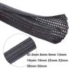 MOZTO Expandable Sleeving Self-Closing Braided Cable Wrap Overlaps by 25% Cable Loom Split Wrap, for Pipe Wire Protection Braided Cable Sleeve (Color : 6meters, Size : 16mm) view 2
