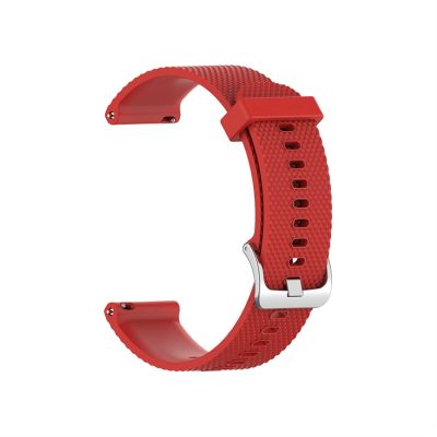 WIKUNA Silicone Replacement Strap for Garmin Vivoactive 4S Vivoactive 4 Smart Wristband for Garmin Venu Watch Band (Color : Red, Size : 20mm Garmin Venu)