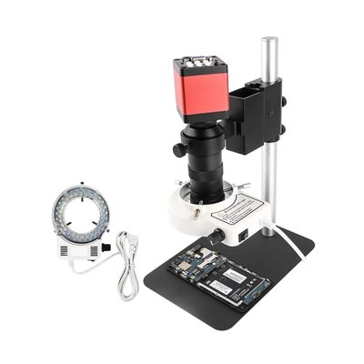RADHAX Microscope Kit 100X 130X Zoom Digital Monocular Microscope Microscope Lens Adapters (Color : Set B 13MP)