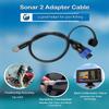 MKR-US2-10 Universal Sonar 2 Adaptor Cable Fit for Lowrance Fish Finder Works on US2 Sonar Transducer on Minn Kota Trolling Motor Replaces for 1852060, MKR-US2-10, 29594 view 2