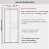 ZEELYDE Thermal Insulated Door Curtain, Hands-Free Open Thickened Thermal Curtain Prevent Heat Loss, Kitchens, and Living Rooms view 2