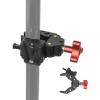 Came-TV V-Mount Battery Clamp Large Open Angle and Solid Structure Adapter with 1/4 and 3/8 inches Screw Holes Mounting to Light Stand or Tripod view 2
