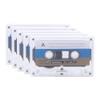 WEISHA Blank Cassette Tape Blank Tapes for Speech Music Recording Standard Empty Cassette Tape with 60Mins Magnetic Audio Tape Recording(5PCS,White) view 1