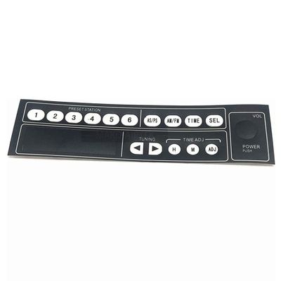 Membrane Keypad Decal Fits Komatsu Excavator Radio Membrane Keypad PC200-7