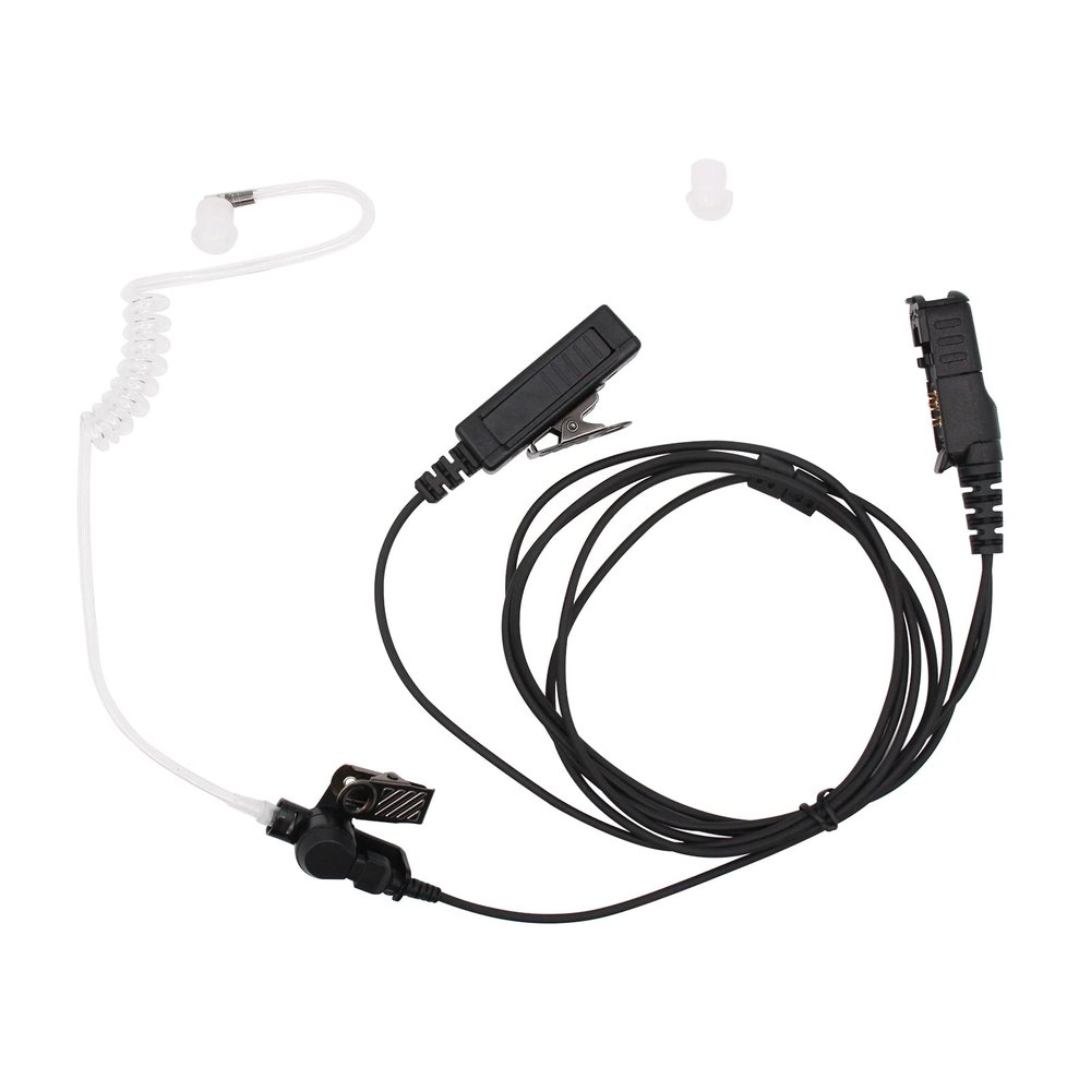 Aimtobest Acoustic Tube Earpiece Compatible for Motorola XPR3300e XPR3500e XPR3300 XPR3500 XPR3000 XPR3000e DP2400 DP2600 DEP550 MTP3250 XIR P6600 XiR P6620 Radio Headset PTT Mic (1 Pack)