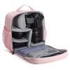 BAIGIO Camera Bag Insert Handbag Inner Case Large Capacity Small Camera Insert Bag Shockproof and Water-resistant DSLR SLR Foldable Protective Camera Organizer Cube Padded Camera Bag Pink view 1