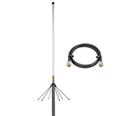 Dual Band 2m 70cm Ham Radio Antenna, VHF UHF 2 Meter 70 cm Antennas with 10meters PL259/ UHF/ SO239 Cable for Two-Way Amateur Ham Radio