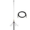 Dual Band 2m 70cm Ham Radio Antenna, VHF UHF 2 Meter 70 cm Antennas with 10meters PL259/ UHF/ SO239 Cable for Two-Way Amateur Ham Radio view 1