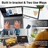 Laptop Screen Extender, 14.1" FHD 1080P IPS Laptop Monitor Extender Dual Screen, Swivel Attachable Portable Monitor for Laptops with USB-C/HDMI Port, Plug n Play for Windows/Mac/Android view 3