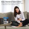 SIMOLIO Long Range Bluetooth Audio Adapter, HiFi Wireless Adapter for Home Stereo/Wired Speakers/Amplifier, Bluetooth to RCA 3.5mm AUX Receiver w/VOL Control for Music Streaming from Smartphone/Tablet view 4