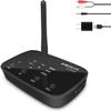 SIMOLIO Bluetooth Receiver with EQ & BT Codec Display, 197FT Wireless Audio Adapter with aptX LL & aptX HD for Home Stereo Speakers Music Streaming System, RCA Bluetooth Receiver w/Volume Control view 1