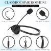 Kathfly Headset with Microphone Black Stereo Headphones Adjustable Office Conference Headphones with 3.5mm Plug for Adult Mobile Phone Tablet Business Call Center(20 Pcs) view 2