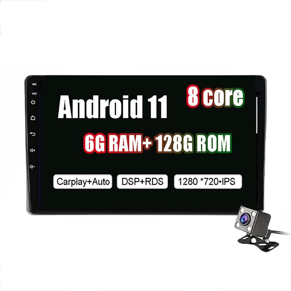 Android 11 9" IPS Touch Screen Car Stereo,Carplay RDS FM Car Radio for Mitsubishi L200 5 2018 2019 2020 Support USB DSP Steering Wheel Control DAB+ OBD DSP DVR+