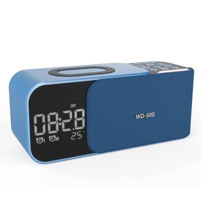 MBETA Three-in-one Wireless Charger Bluetooth Speaker Clock Dual Alarm Clock Bluetooth Audio