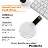 Paintechz Custom Credit Card USB Flash Drives 500 Pack, Personalized Logo Text Bulk - as Corporate Gifts and Promotional Giveaways - Customizable 2GB view 4