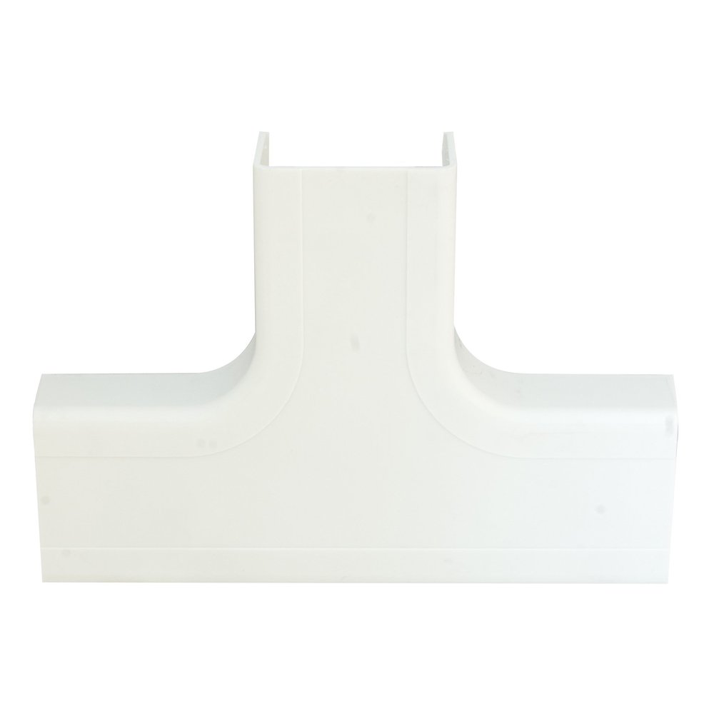Cable Central LLC (10 Pack) 1.25 inch Surface Mount Cable Raceway, White, Tee