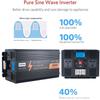 1000W/1500W/2000W/3000W/3500W Pure Sine Wave Inverter 12V/24V/48V DC to 110V /230V AC Converter for Home, RV, Power Inverter 12V to 110V with 3 AC Port and 1 USB,Remote Controller,2000W-12Vto220V view 3