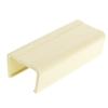 Cable Central LLC (10 Pack) 1.25 inch Surface Mount Cable Raceway, Ivory, Joint Cover view 1