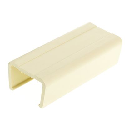 Cable Central LLC (10 Pack) 3/4 inch Surface Mount Cable Raceway, Ivory, Joint Cover