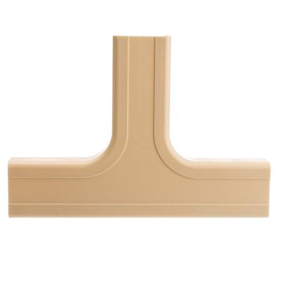 Cable Central LLC (10 Pack) 1.25 inch Surface Mount Cable Raceway, Ivory, Tee