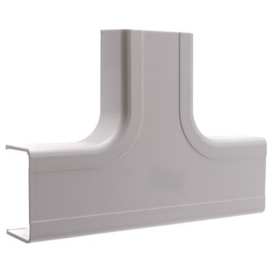 Cable Central LLC (10 Pack) 1.75 inch Surface Mount Cable Raceway, White, Tee